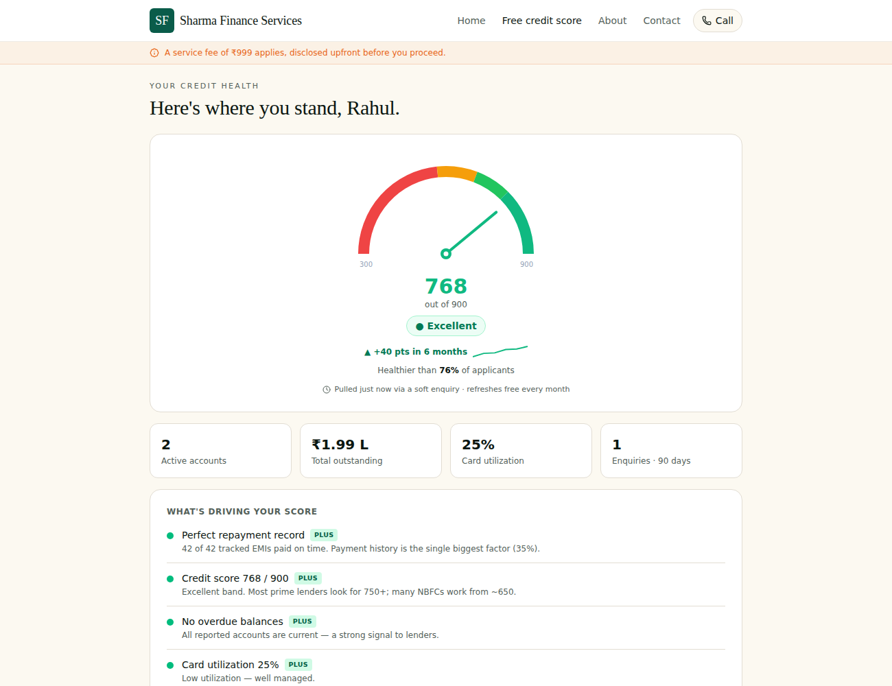 A free credit check that pulls borrowers in, and pays you